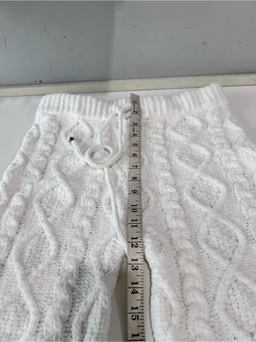 POL thick cable knight white pants - Picture 6 of 16